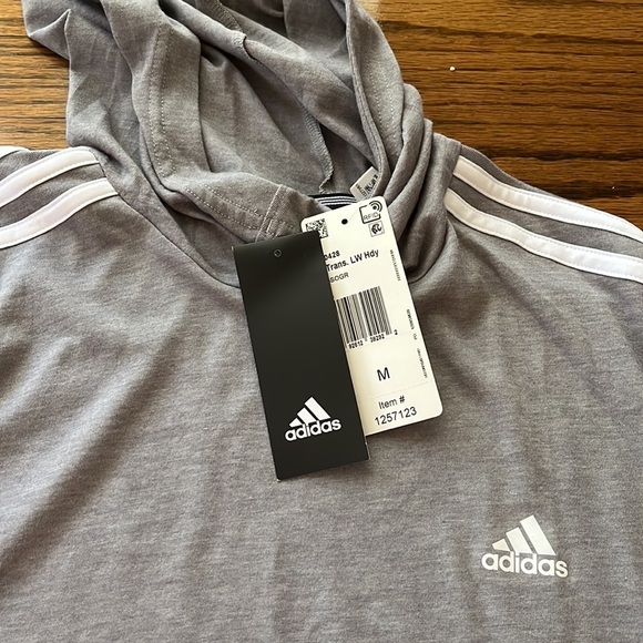 NEW adidas Women’s Transition Lightweight Hoodie Workout Gym Light Size:M - Picture 4 of 4